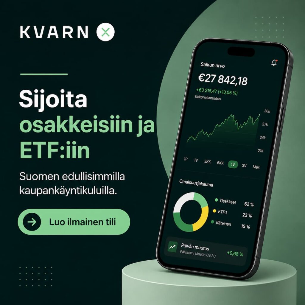 Kvarn X edulliset kulut